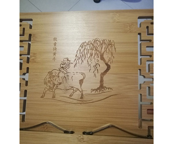 竹工藝品激光打標(biāo)